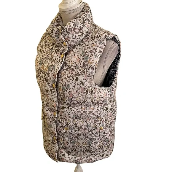J. Crew Puffer Vest in Liberty Tapestry Floral with Primaloft  S - Picture 4 of 11